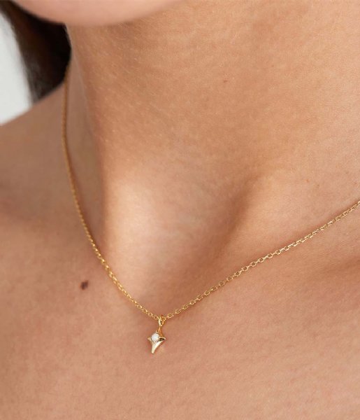 Ania Haie  Star Opal Pendant Necklace Gold
